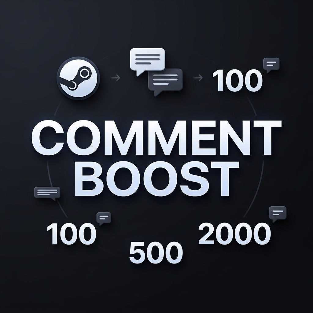 New services: Steam Comment and Commend boost