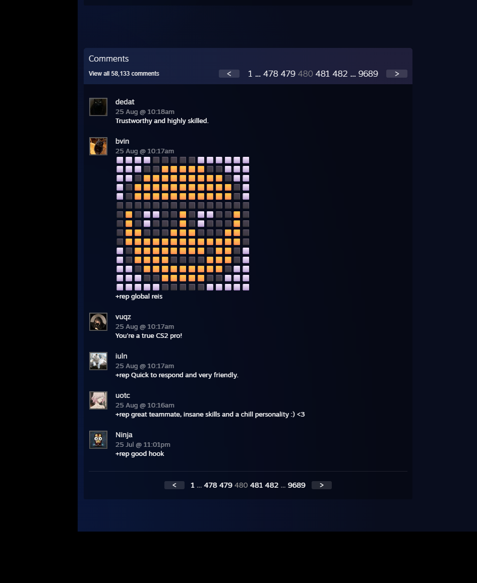 600  Steam Profil Kommenti | Arzon | Tezkor